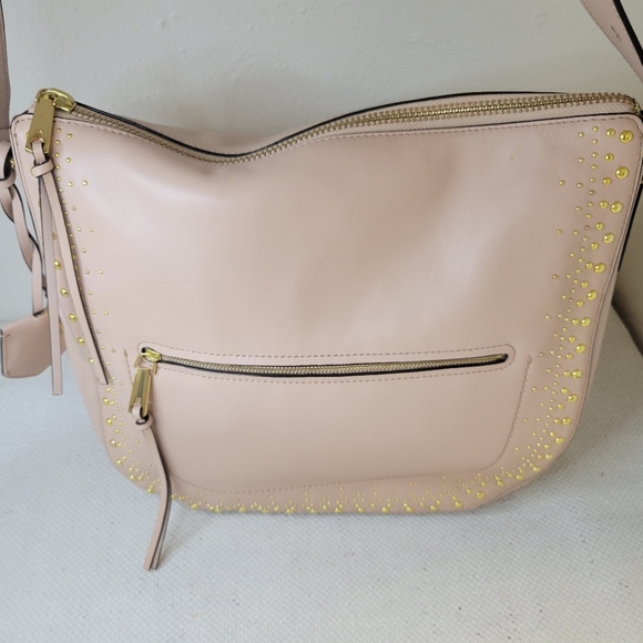 Cole Haan Marli Studded Bucket Hobo Bag Blush - Picture 4 of 9
